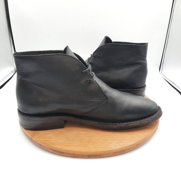 Thursday Boot Company Everyday Scout Chukka Boots Mens 10 Black Leather Handmade main image 8